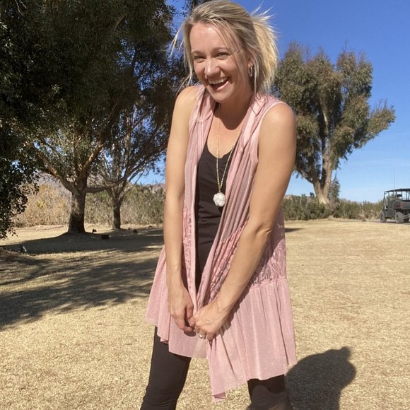 VOCAL lace, suede, chiffon zippered hoodie cover - Picture 3 of 3